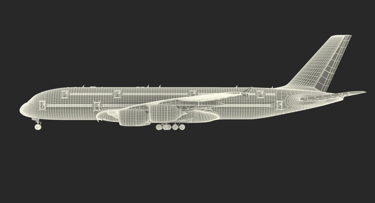 Airbus A380-1000 Air France 3D